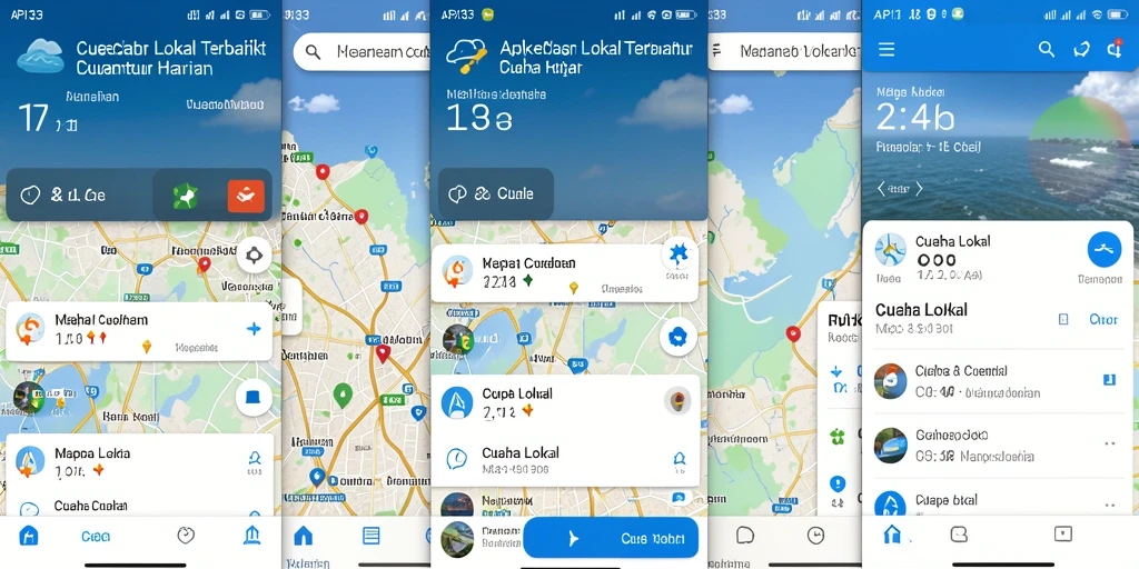 Tampilan antarmuka pengguna API33 yang informatif dan menarik.