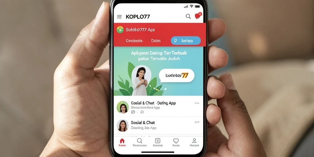 Tampilan antarmuka KOPLO77 yang ramah pengguna dan menarik.