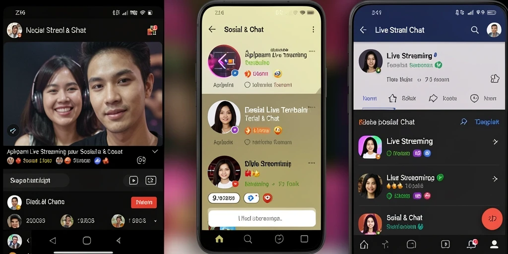Antarmuka ZK6 yang menawan untuk Live Streaming.